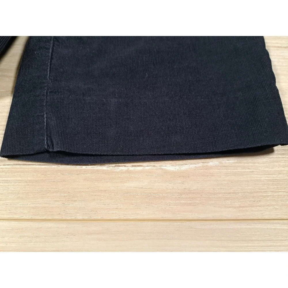Merona Mens Navy‎ Blue Corduroy Pants Flat Front 40x32 Straight Leg Cotton Blend